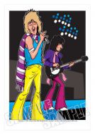 The Faces - Rod Stewart Caricature, Heroes Of Rock (Rock Pop)